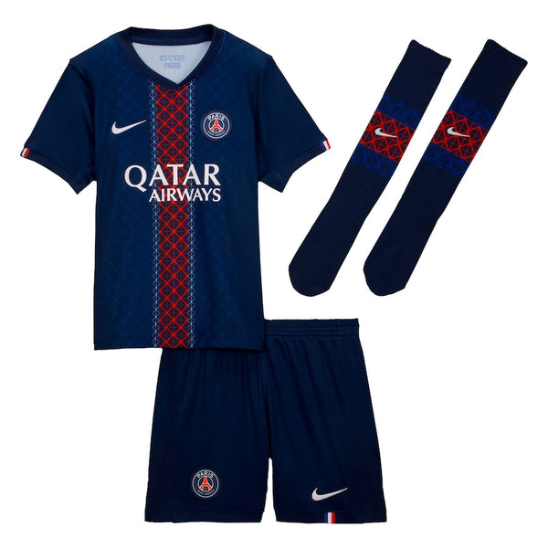 T-shirt et short PSG pour enfant Home 25/26 Enfant - Avec des Chaussettes