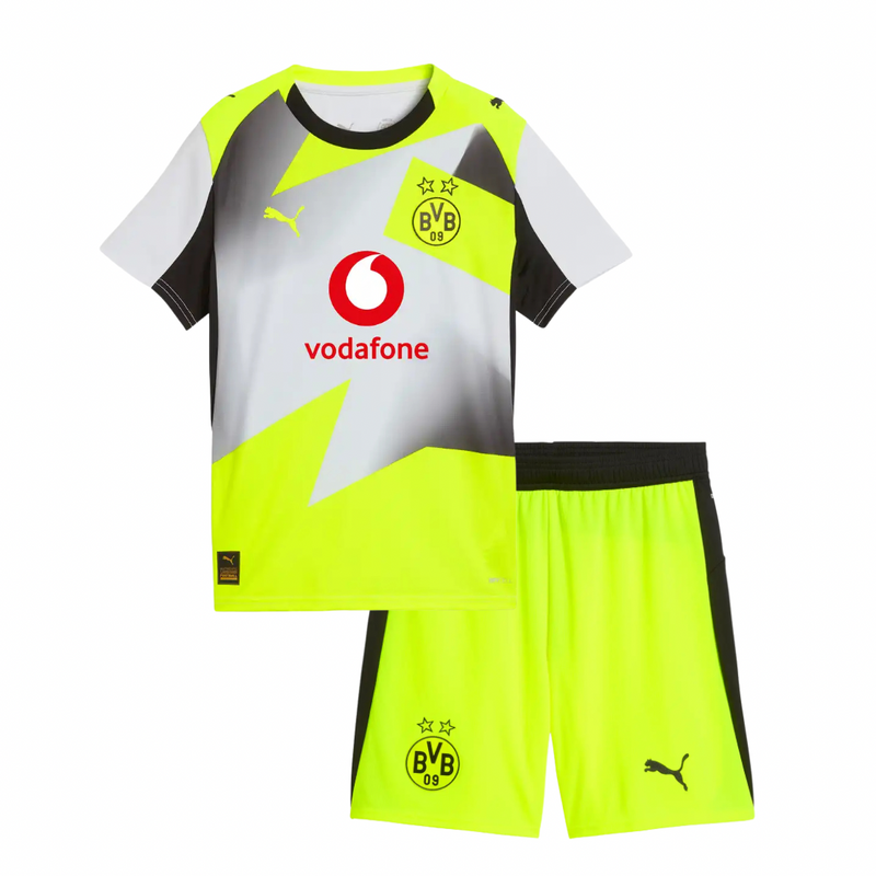 T-shirts et shorts pour enfants Borussia Dortmund Away 25/26