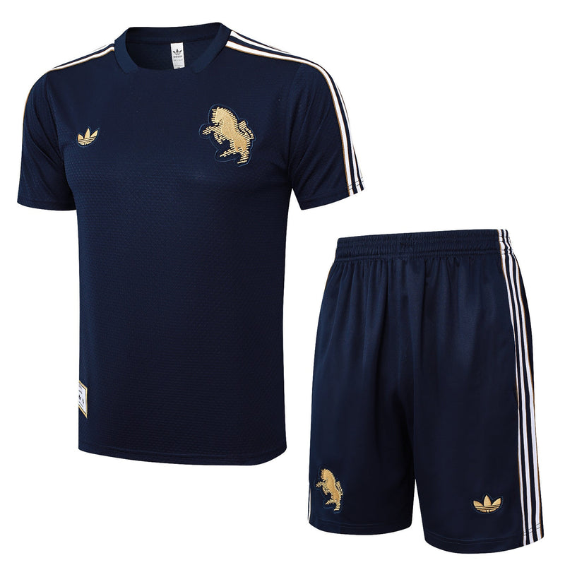 T-shirt et short pour enfants de la Juventus 25/26