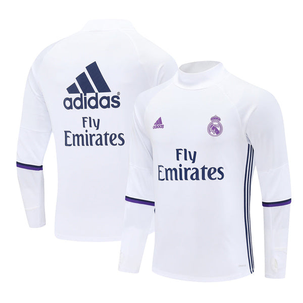 Maillot d'entraînement rétro à manches longues Real Madrid 16/17