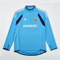 Maillot d'entraînement rétro à manches longues Real Madrid 05/06