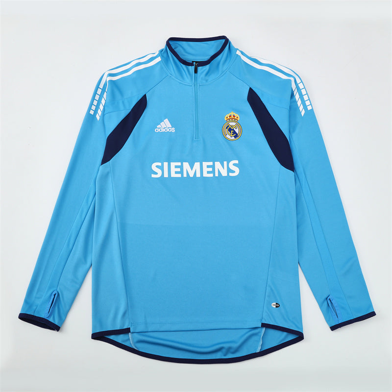 Maillot d'entraînement rétro à manches longues Real Madrid 05/06