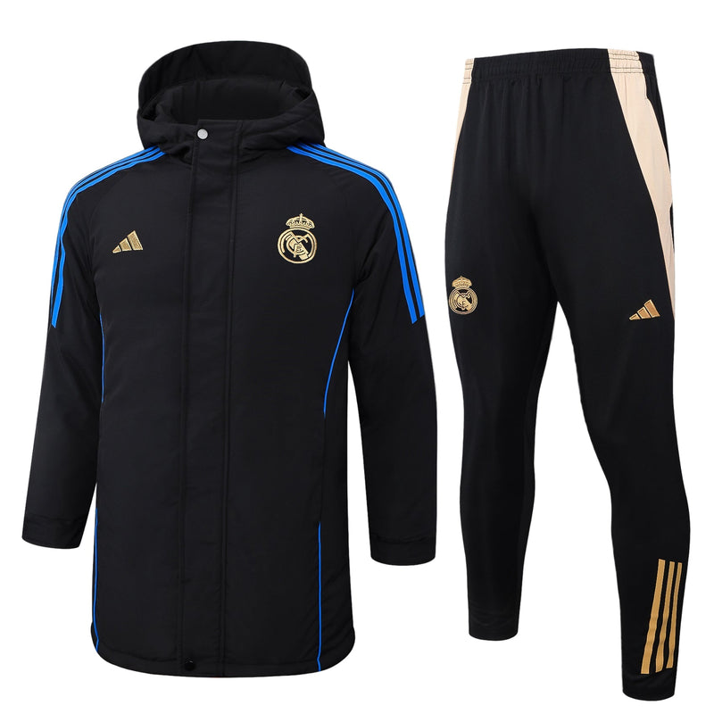 Veste et pantalon imperméables matelassés Real Madrid