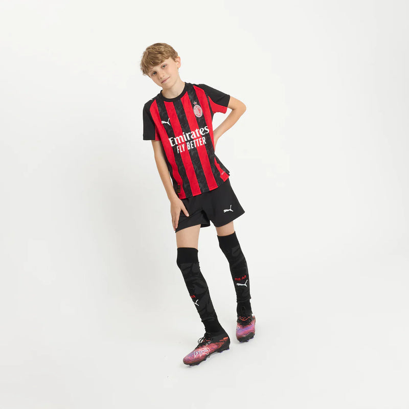 T-shirt et Short pour Enfant AC MILAN Home 25/26 - Avec des Chaussettes
