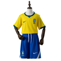 T-shirt et Short pour Enfants du Brasil Home 26/27