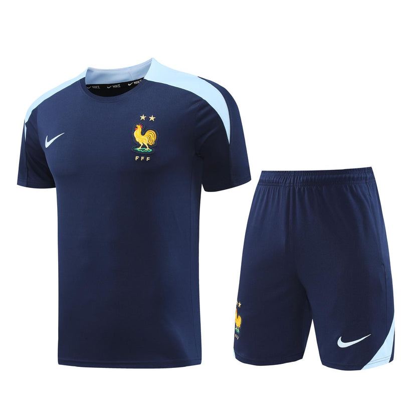 Maillot et short d'entraînement de France 24/25