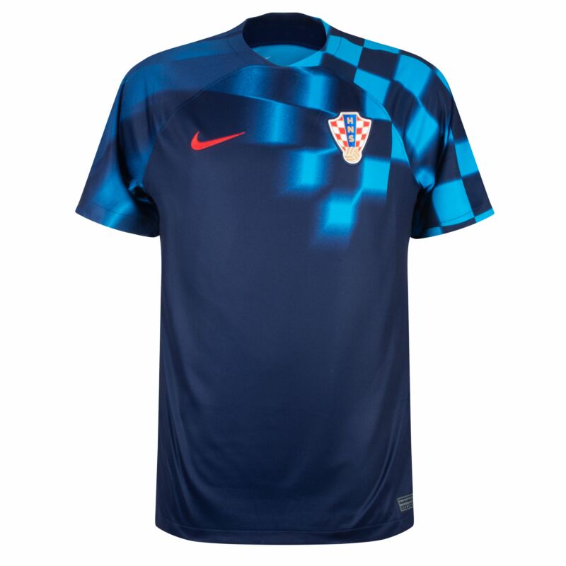 Maillot Croatie Extérieur 2022-2023 incl. Patchs de la Ligue des Nations et de la Fondation