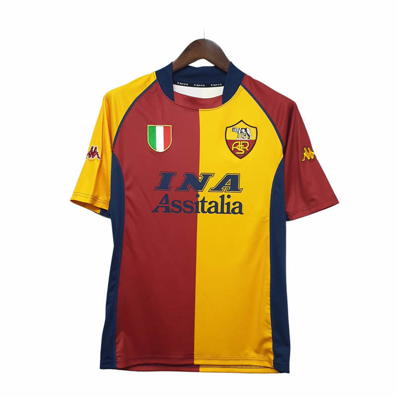 Maillot Rétro Roma Home 01/02
