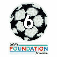 21-23 UCL Starball 6 fois vainqueur + Patch de jeu de la Fondation UEFA