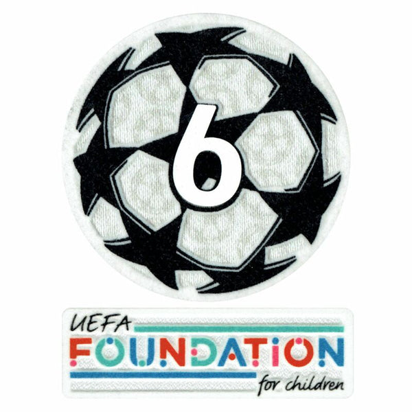 21-23 UCL Starball 6 fois vainqueur + Patch de jeu de la Fondation UEFA