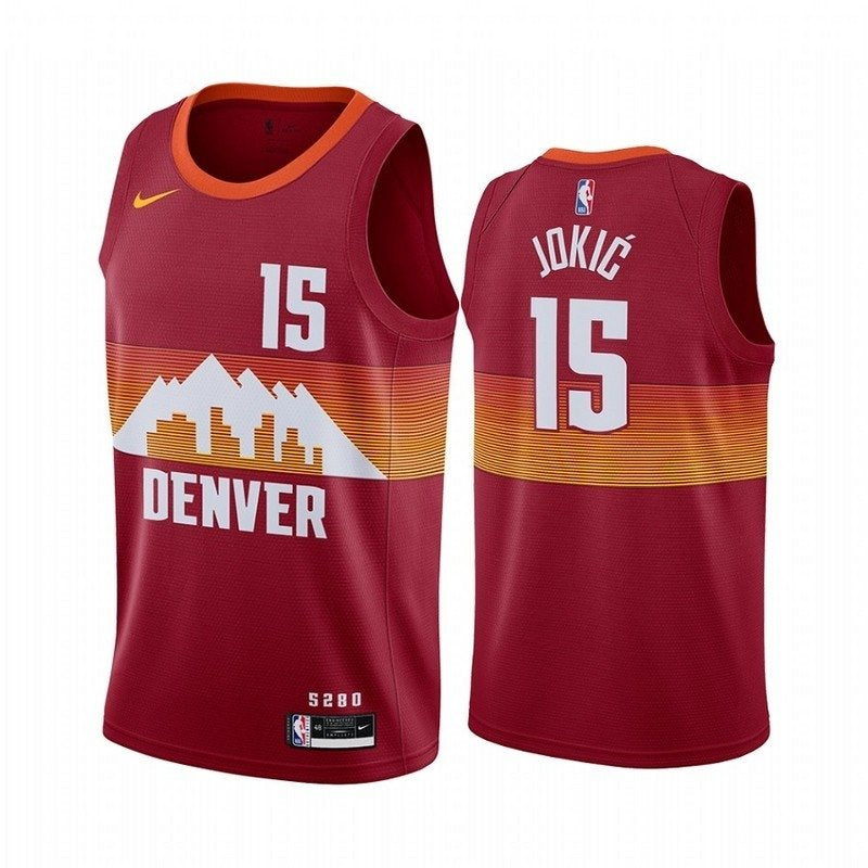 Maillot NBA - Denver Nuggets Blanc - Jokic