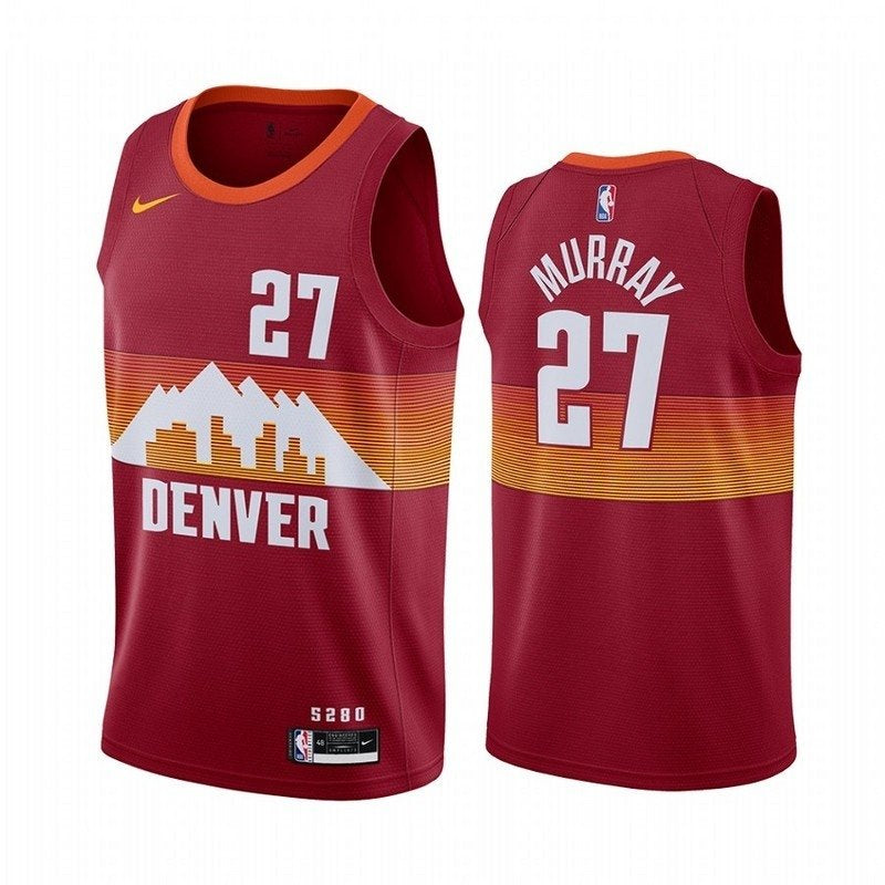 Maillot NBA - Denver Nuggets Branca City - Murray