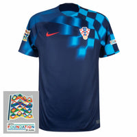 Maillot Croatie Extérieur 2022-2023 incl. Patchs de la Ligue des Nations et de la Fondation