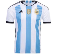 MAILLOT ARGENTINE Home - 3 ÉTOILES - 22/23 - AVEC PATCH CHAMPION DE LA COUPE DU MONDE