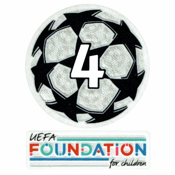 21-23 UCL Starball 4 fois vainqueur + Patch de jeu de la Fondation UEFA