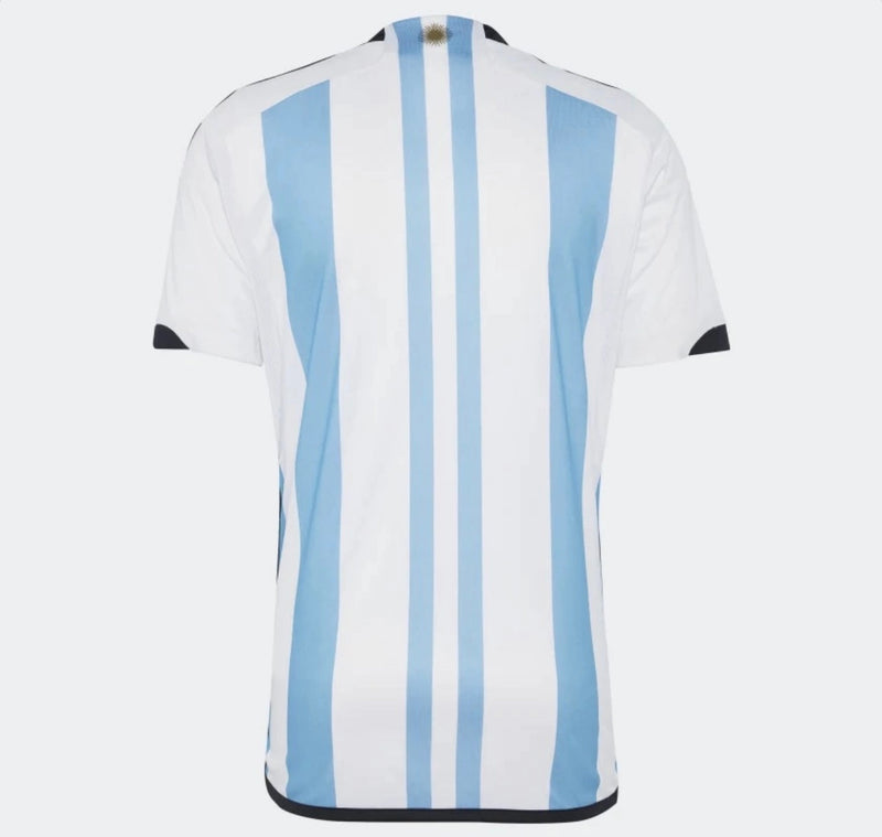 MAILLOT ARGENTINE Home - 3 ÉTOILES - 22/23 - AVEC PATCH CHAMPION DE LA COUPE DU MONDE