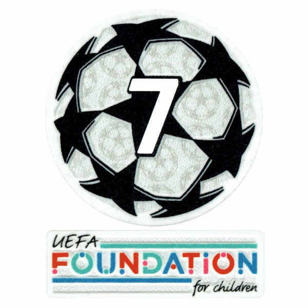 21-23 UCL Starball 7 fois vainqueur + Patch de jeu de la Fondation UEFA